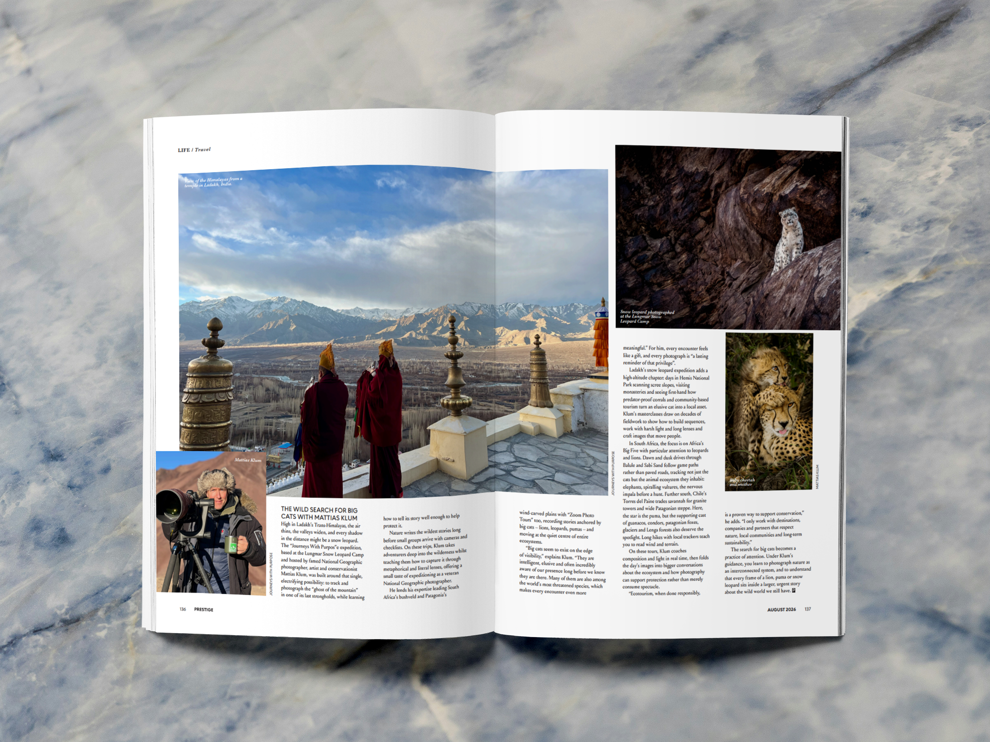 Magazine with Mattias Klum